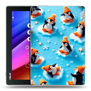 Силиконовый чехол на ASUS ZenPad 10 с принтом Новый год