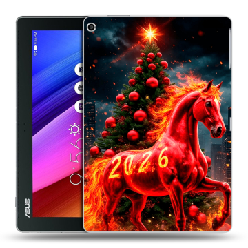 Силиконовый чехол на ASUS ZenPad 10 с принтом Новый год