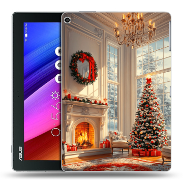Силиконовый чехол на ASUS ZenPad 10 с принтом Новый год