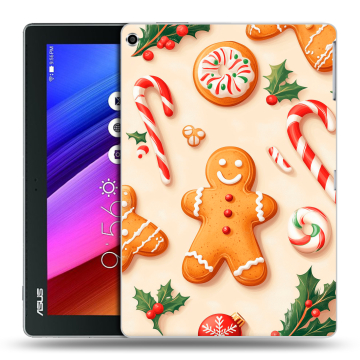 Силиконовый чехол на ASUS ZenPad 10 с принтом Новый год