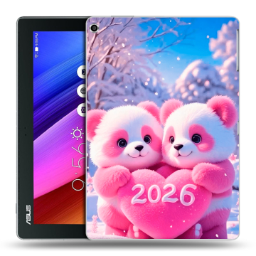 Силиконовый чехол на ASUS ZenPad 10 с принтом Новый год