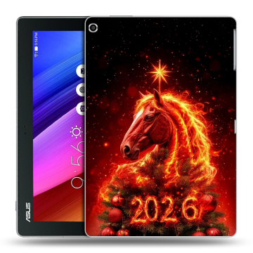 Силиконовый чехол на ASUS ZenPad 10 с принтом Новый год