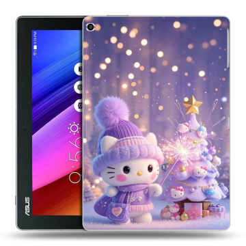 Силиконовый чехол на ASUS ZenPad 10 с принтом Новый год