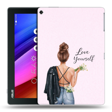 Силиконовый чехол на ASUS ZenPad 10 с принтом женский Силиконовый чехол на ASUS ZenPad 10 с принтом женский