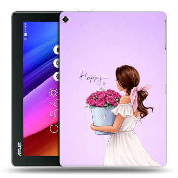 Силиконовый чехол на ASUS ZenPad 10 с принтом женский Силиконовый чехол на ASUS ZenPad 10 с принтом женский