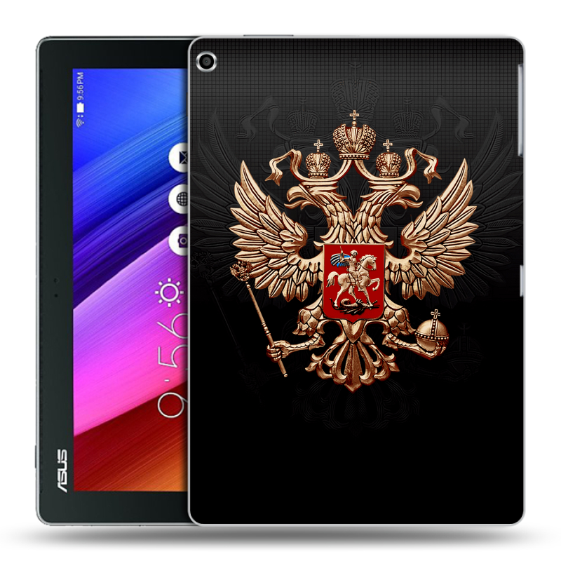 Силиконовый чехол на планшета ASUS ZenPad 10 с принтом Герб России Силиконовый чехол на планшета ASUS ZenPad 10 с принтом Герб России