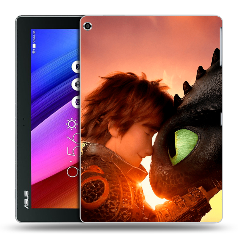 Силиконовый чехол на ASUS ZenPad 10 с принтом Как приручить дракона Силиконовый чехол на ASUS ZenPad 10 с принтом Как приручить дракона