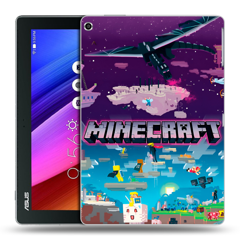 Силиконовый чехол на ASUS ZenPad 10 с принтом Майнкрафт Minecraft Силиконовый чехол на ASUS ZenPad 10 с принтом Майнкрафт Minecraft
