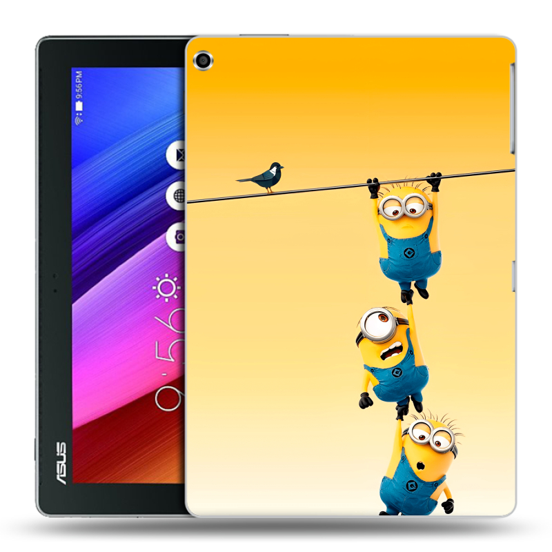 Силиконовый чехол на ASUS ZenPad 10 с принтом Миньоны Силиконовый чехол на ASUS ZenPad 10 с принтом Миньоны