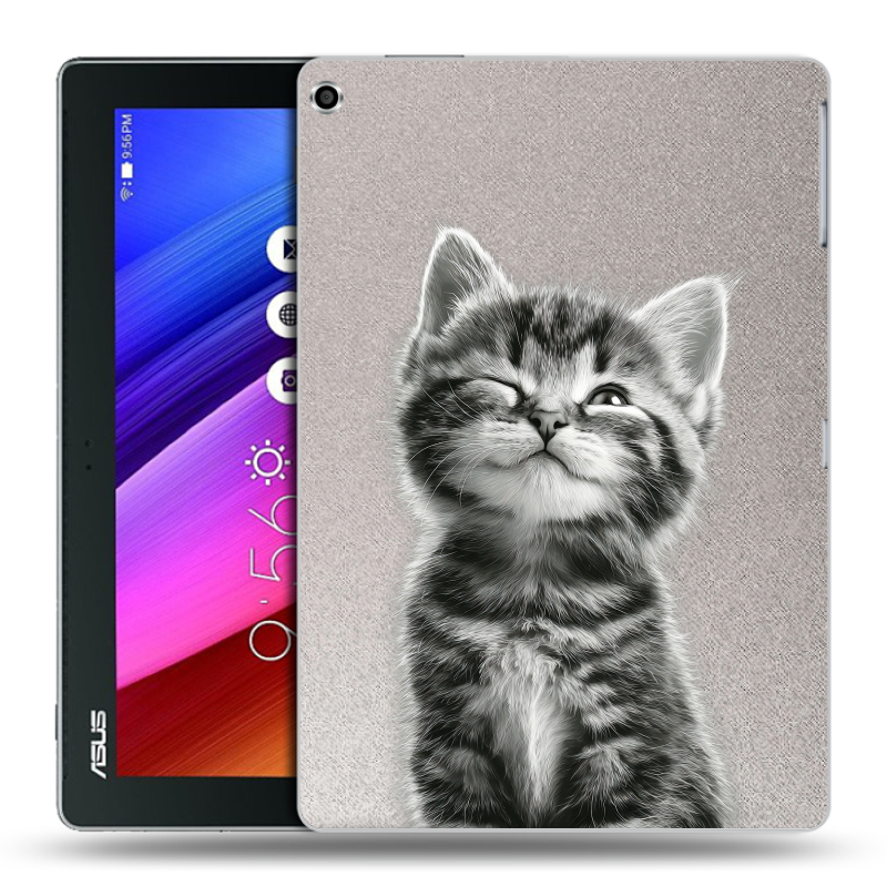 Силиконовый чехол на ASUS ZenPad 10 с принтом Котенок Силиконовый чехол на ASUS ZenPad 10 с принтом Котенок
