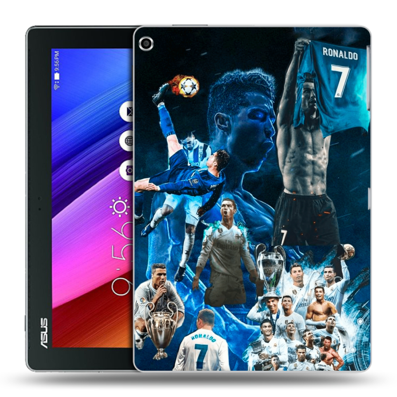 Силиконовый чехол на ASUS ZenPad 10 с принтом Реал Роналдо Силиконовый чехол на ASUS ZenPad 10 с принтом Реал Роналдо