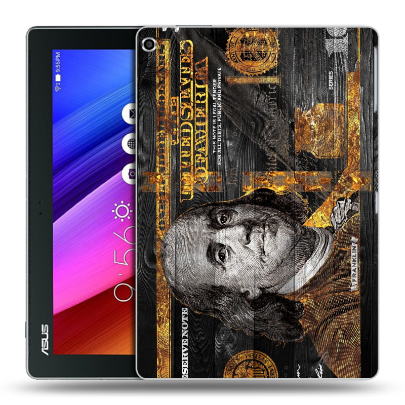 Силиконовый чехол на ASUS ZenPad 10 с принтом Доллар деньги Силиконовый чехол на ASUS ZenPad 10 с принтом Доллар деньги