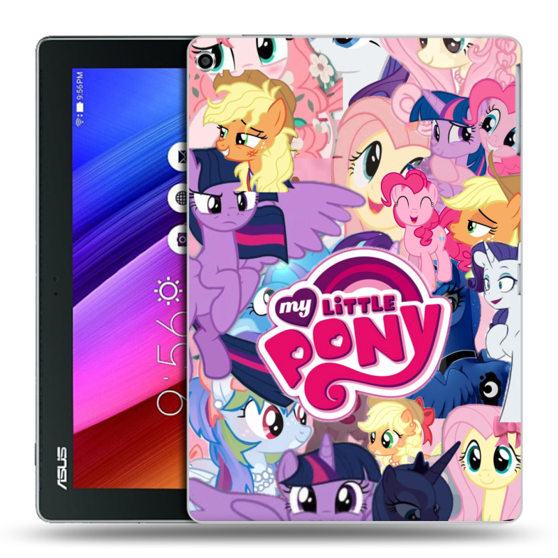 Силиконовый чехол на ASUS ZenPad 10 с принтом My little pony Дружба чудо Силиконовый чехол на ASUS ZenPad 10 с принтом My little pony Дружба чудо
