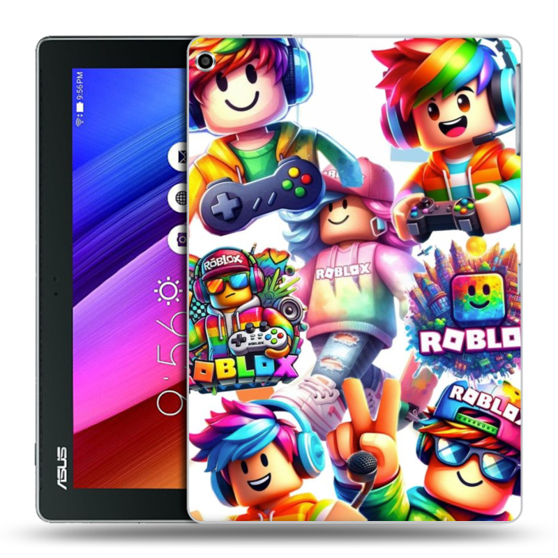 Силиконовый чехол на ASUS ZenPad 10 с принтом Roblox Роблокс Силиконовый чехол на ASUS ZenPad 10 с принтом Roblox Роблокс