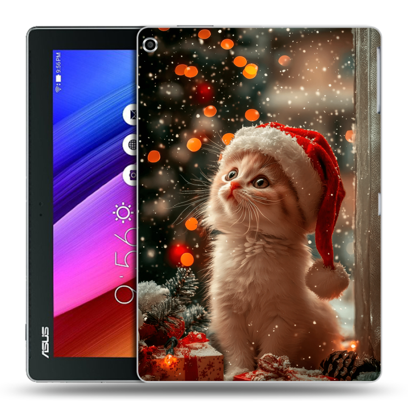 Силиконовый чехол на ASUS ZenPad 10 с принтом Новый год Силиконовый чехол на ASUS ZenPad 10 с принтом Новый год
