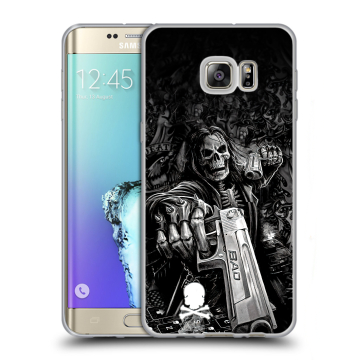 Пластиковый чехол на Samsung Galaxy S6 Edge Plus с принтом Скелет Пластиковый чехол на Samsung Galaxy S6 Edge Plus с принтом Скелет
