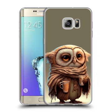 Пластиковый чехол на Samsung Galaxy S6 Edge Plus с принтом Сова Пластиковый чехол на Samsung Galaxy S6 Edge Plus с принтом Сова