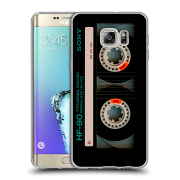 Пластиковый чехол на Samsung Galaxy S6 Edge Plus с принтом Кассета Пластиковый чехол на Samsung Galaxy S6 Edge Plus с принтом Кассета