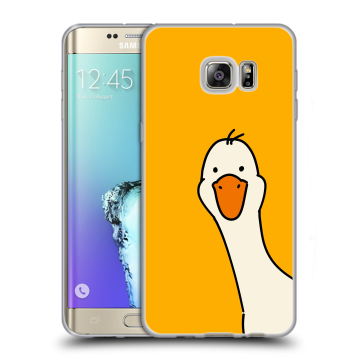 Пластиковый чехол на Samsung Galaxy S6 Edge Plus с принтом Утка Пластиковый чехол на Samsung Galaxy S6 Edge Plus с принтом Утка