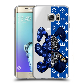 Пластиковый чехол на Samsung Galaxy S6 Edge Plus с принтом Луи робот