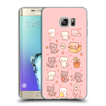 Пластиковый чехол на Samsung Galaxy S6 Edge Plus с принтом Hello Kitty Хелоу Кити Пластиковый чехол на Samsung Galaxy S6 Edge Plus с принтом Hello Kitty Хелоу Кити