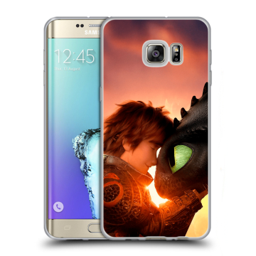 Пластиковый чехол на Samsung Galaxy S6 Edge Plus с принтом Как приручить дракона Пластиковый чехол на Samsung Galaxy S6 Edge Plus с принтом Как приручить дракона