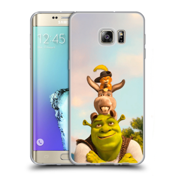 Пластиковый чехол на Samsung Galaxy S6 Edge Plus с принтом Шрек Shrek Пластиковый чехол на Samsung Galaxy S6 Edge Plus с принтом Шрек Shrek
