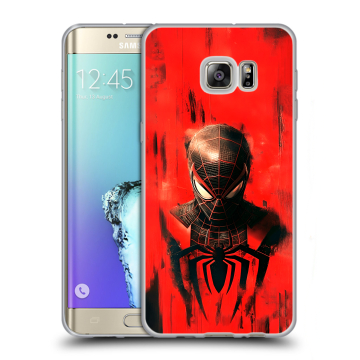 Пластиковый чехол на Samsung Galaxy S6 Edge Plus с принтом человек паук spiderman Пластиковый чехол на Samsung Galaxy S6 Edge Plus с принтом человек паук spiderman