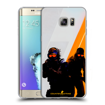 Пластиковый чехол на Samsung Galaxy S6 Edge Plus с принтом Контер страйк Counter strike Пластиковый чехол на Samsung Galaxy S6 Edge Plus с принтом Контер страйк Counter strike