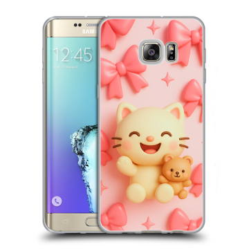 Пластиковый чехол на Samsung Galaxy S6 Edge Plus с принтом для девочек