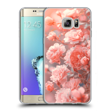Пластиковый чехол на Samsung Galaxy S6 Edge Plus с принтом Розы цветы Пластиковый чехол на Samsung Galaxy S6 Edge Plus с принтом Розы цветы