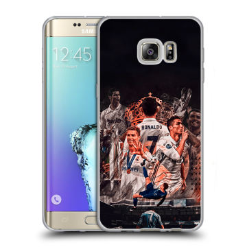 Пластиковый чехол на Samsung Galaxy S6 Edge Plus с принтом Реал Роналдо Real Ronaldo