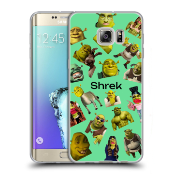 Пластиковый чехол на Samsung Galaxy S6 Edge Plus с принтом Шрек Shrek Пластиковый чехол на Samsung Galaxy S6 Edge Plus с принтом Шрек Shrek