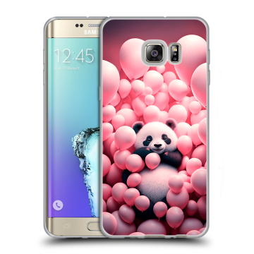 Пластиковый чехол на Samsung Galaxy S6 Edge Plus с принтом Панда Пластиковый чехол на Samsung Galaxy S6 Edge Plus с принтом Панда
