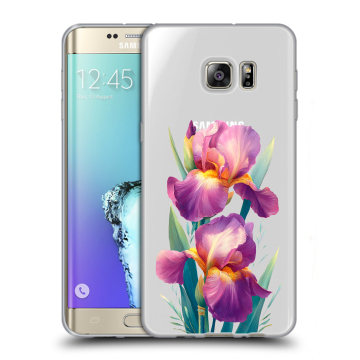 Пластиковый чехол на Samsung Galaxy S6 Edge Plus с принтом Цветы орхидеи Пластиковый чехол на Samsung Galaxy S6 Edge Plus с принтом Цветы орхидеи