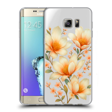 Пластиковый чехол на Samsung Galaxy S6 Edge Plus с принтом Цветы Пластиковый чехол на Samsung Galaxy S6 Edge Plus с принтом Цветы