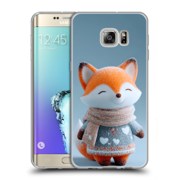 Пластиковый чехол на Samsung Galaxy S6 Edge Plus с принтом Лиса Пластиковый чехол на Samsung Galaxy S6 Edge Plus с принтом Лиса