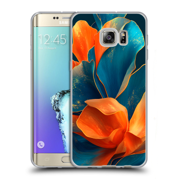 Пластиковый чехол на Samsung Galaxy S6 Edge Plus с принтом Цветы Пластиковый чехол на Samsung Galaxy S6 Edge Plus с принтом Цветы