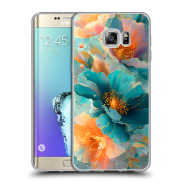 Пластиковый чехол на Samsung Galaxy S6 Edge Plus с принтом Цветы Пластиковый чехол на Samsung Galaxy S6 Edge Plus с принтом Цветы