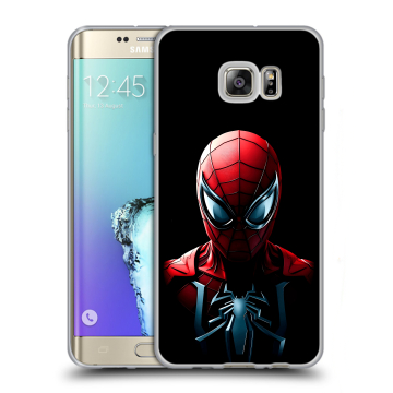 Пластиковый чехол на Samsung Galaxy S6 Edge Plus с принтом Spiderman Человек паук