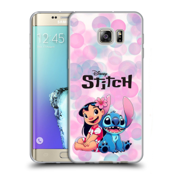 Пластиковый чехол на Samsung Galaxy S6 Edge Plus с принтом Лило и Стич Пластиковый чехол на Samsung Galaxy S6 Edge Plus с принтом Лило и Стич