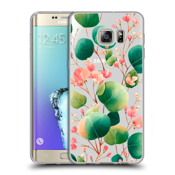 Пластиковый чехол на Samsung Galaxy S6 Edge Plus с принтом женский Пластиковый чехол на Samsung Galaxy S6 Edge Plus с принтом женский