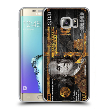 Пластиковый чехол на Samsung Galaxy S6 Edge Plus с принтом Доллар деньги