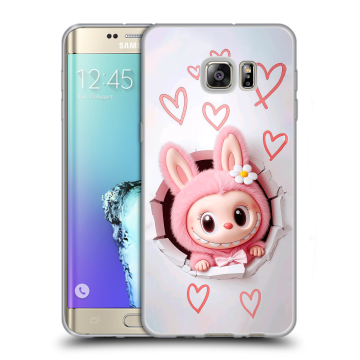 Пластиковый чехол на Samsung Galaxy S6 Edge Plus с принтом Labubu Лабубу
