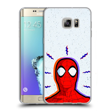 Пластиковый чехол на Samsung Galaxy S6 Edge Plus с принтом Spiderman Человек паук Пластиковый чехол на Samsung Galaxy S6 Edge Plus с принтом Spiderman Человек паук