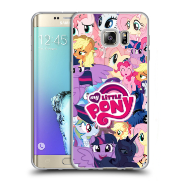 Пластиковый чехол на Samsung Galaxy S6 Edge Plus с принтом My little pony Дружба чудо Пластиковый чехол на Samsung Galaxy S6 Edge Plus с принтом My little pony Дружба чудо