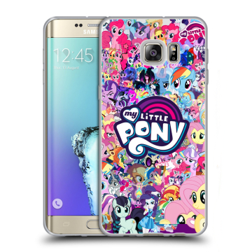 Пластиковый чехол на Samsung Galaxy S6 Edge Plus с принтом My little pony Дружба чудо Пластиковый чехол на Samsung Galaxy S6 Edge Plus с принтом My little pony Дружба чудо