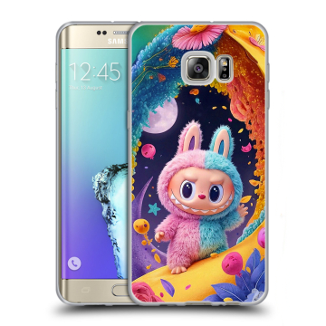 Пластиковый чехол на Samsung Galaxy S6 Edge Plus с принтом Labubu Лабубу Пластиковый чехол на Samsung Galaxy S6 Edge Plus с принтом Labubu Лабубу