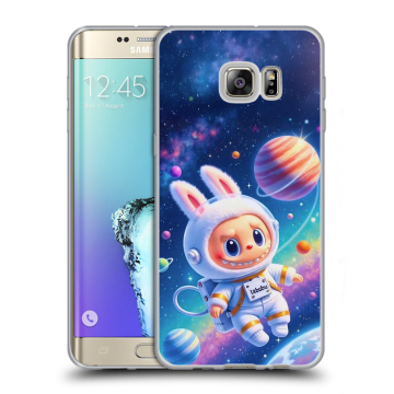 Пластиковый чехол на Samsung Galaxy S6 Edge Plus с принтом Labubu Лабубу