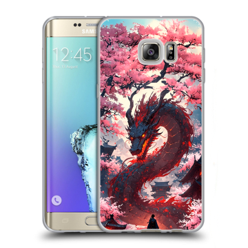 Пластиковый чехол на Samsung Galaxy S6 Edge Plus с принтом Дракон Японский Пластиковый чехол на Samsung Galaxy S6 Edge Plus с принтом Дракон Японский